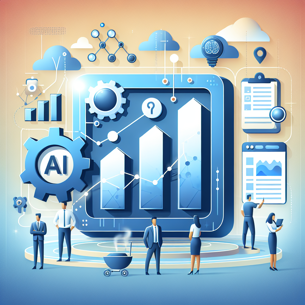 Minimalist AI workflow illustration for scalable SEO content optimization and ranking improvements